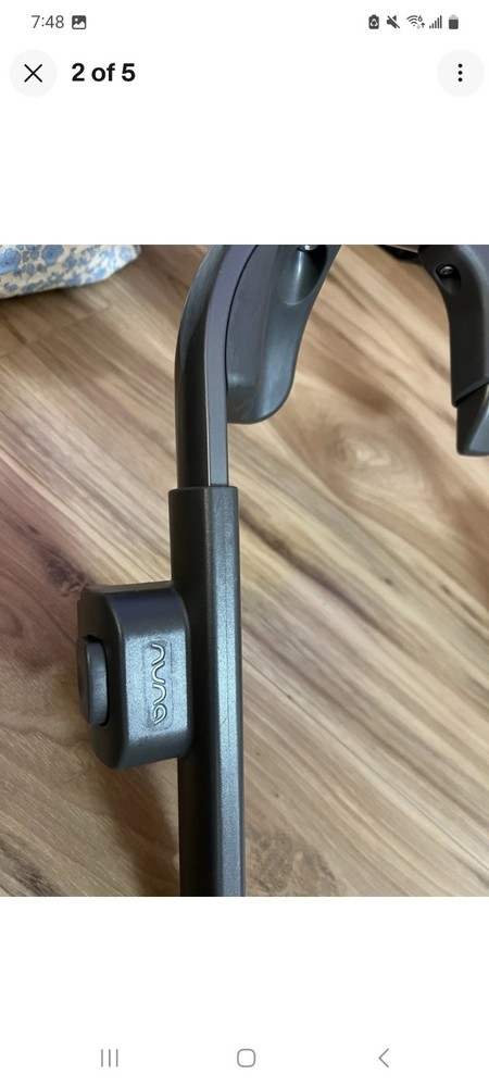 Nuna Pipa Ring Adapter for Nuna Mixx Stroller euc!