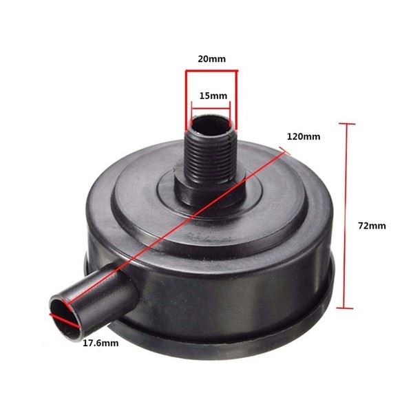 For Air Compressor Inlet Air Muffler Compressor Filter Housing Muffler