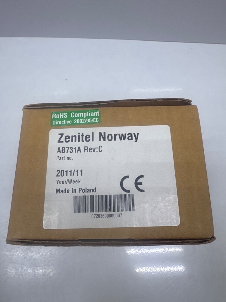 Zenitel Norway AB731A Rev: C COMMUNICATION SYSTEM