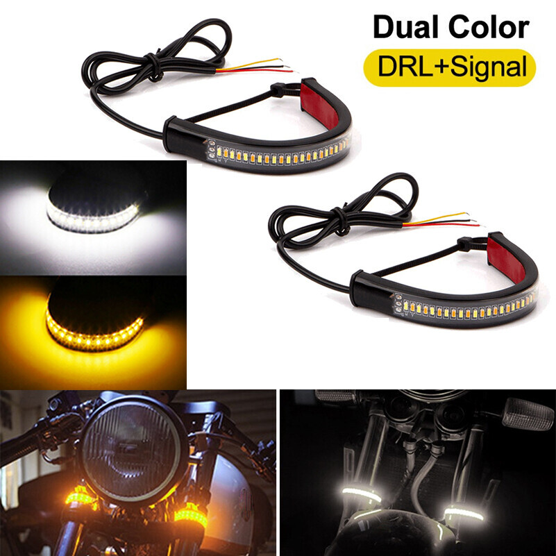 2 LED Tail light strip For Harley-Davidson Dyna Electra Glide Road Glide Softail