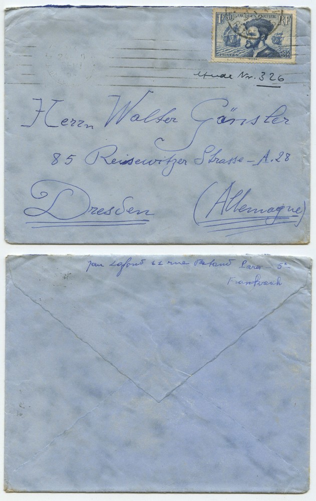 12020 - document - Paris 1934 to Dresden