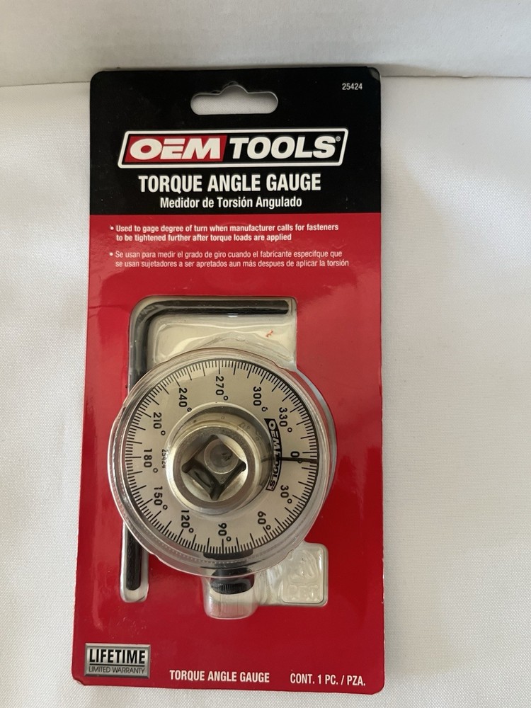OEMTOOLS Torque Angle Meter 25424 1 Pc New