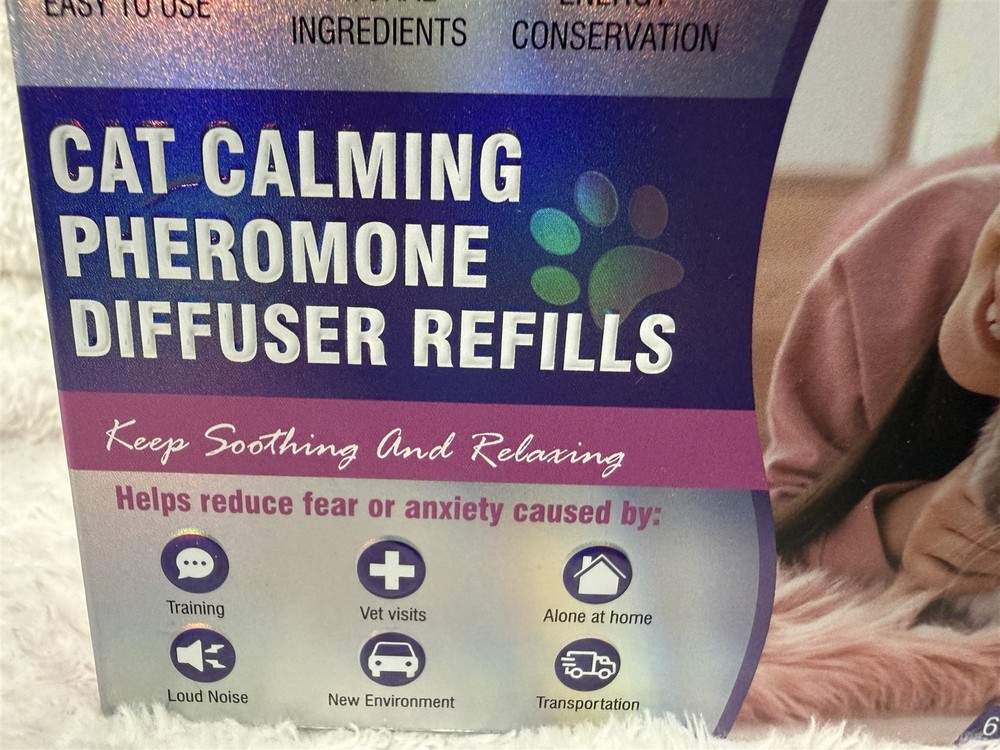 4 PACK CAT CALMING PHEROMONE DIFFUSER REFILLS MULTICAT
