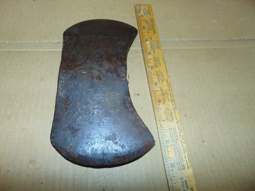 Very Old Double Edged Axe Head "Knot Klipper"