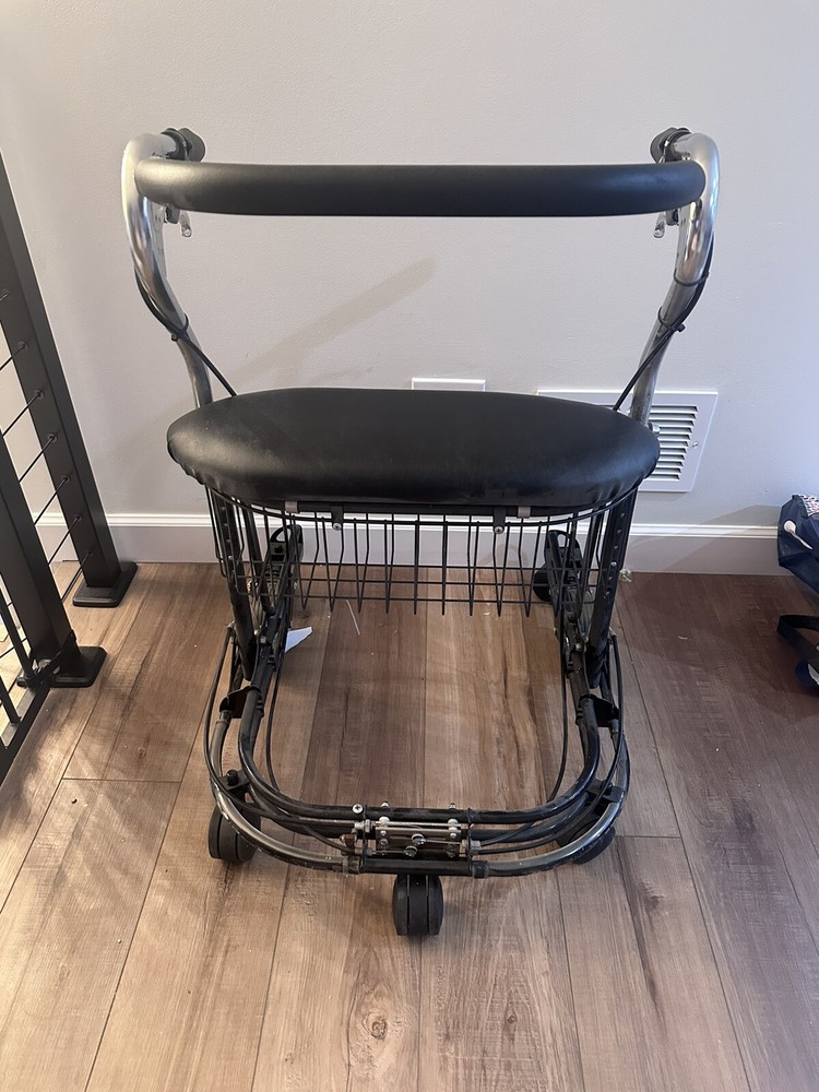 In Step Mobility Walker and Sit Down Chair