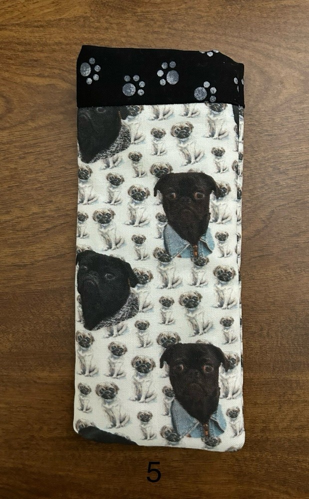 Pug Eyeglass Case