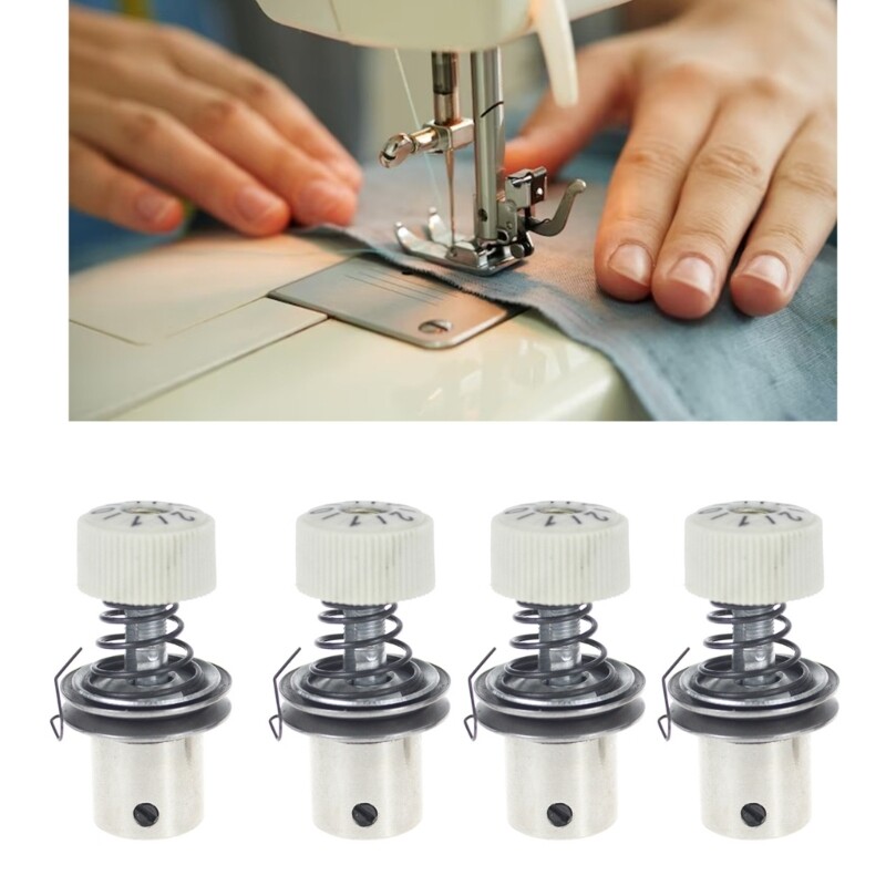 4Pcs Metal Thread Tension Regulator Industrial Sewing Machine Thread Clamp