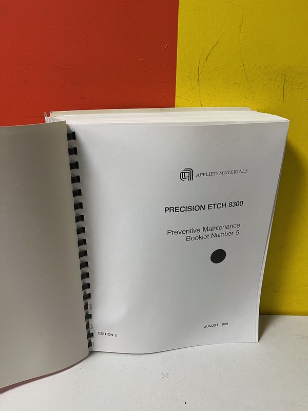 APPLIED MATERIALS 8300 Precision Etch Preventive Maintenance