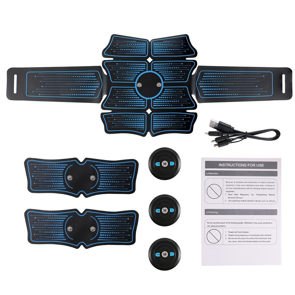 Tactical EMS Abdominal Muscle Core Toning Trainer Stimulator Flex Toner 6 Modes