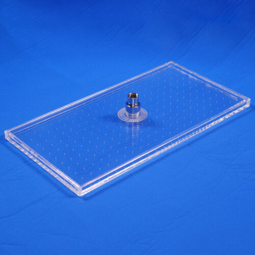 Large Crystal Clear Shower Head - Luxury Firm Pressure Rainfall Showerhead - NEW