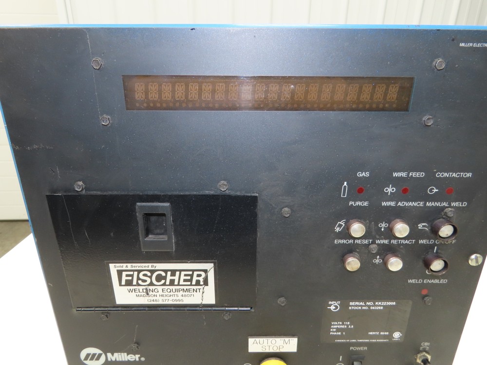 Miller 043268 Automatic M Welding Microprocessor Weld Control