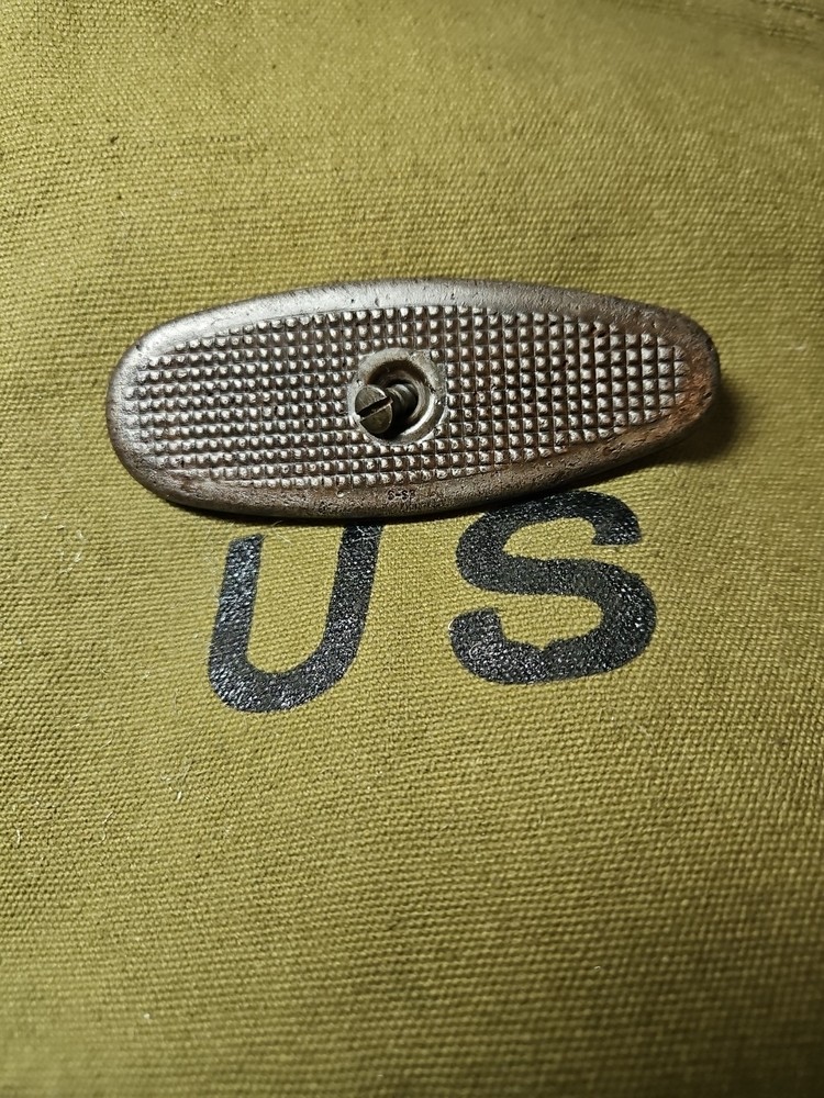 Original USGI Standard Products M1 Carbine Butt Plate - Marked S-S3