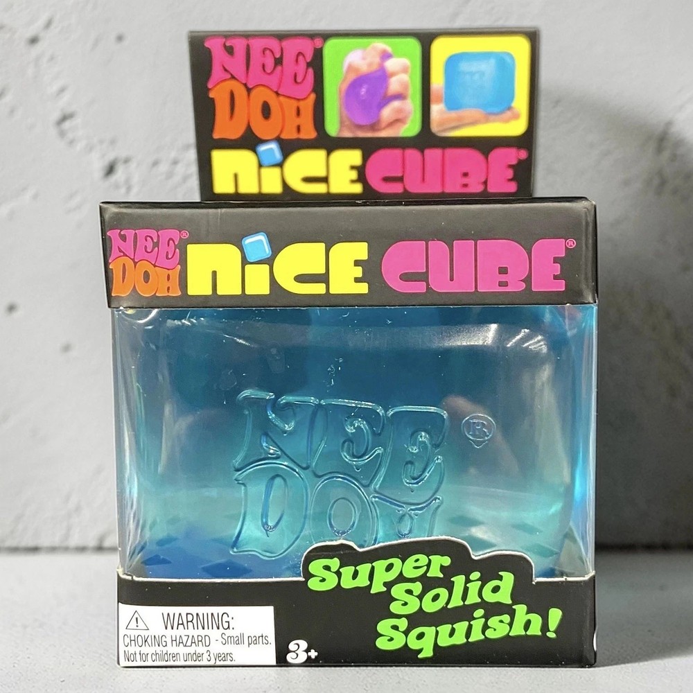 Nee Doh Nice Cube, Sensory Squeeze Cube Fidget Toy