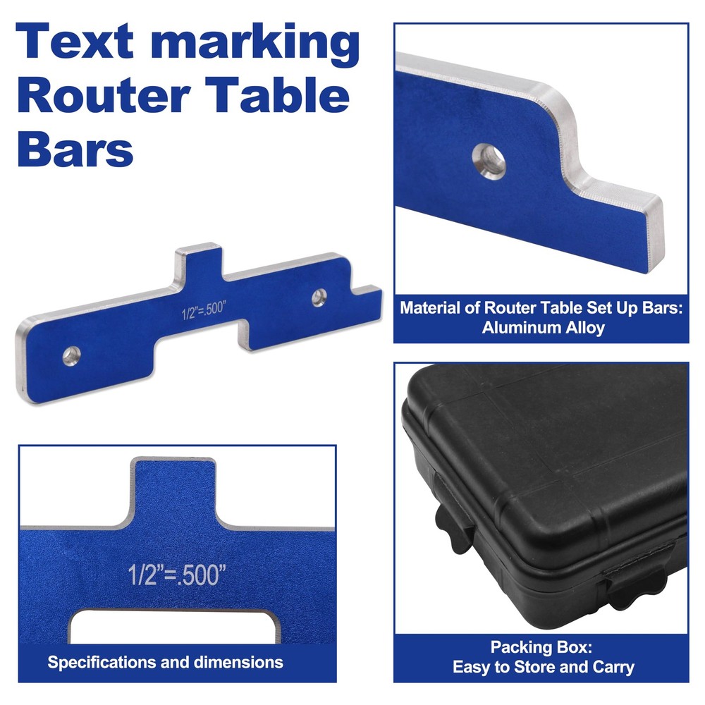 Router Table Setup Bars Replacement for PRS3400 for Router Table Saw Accessor...