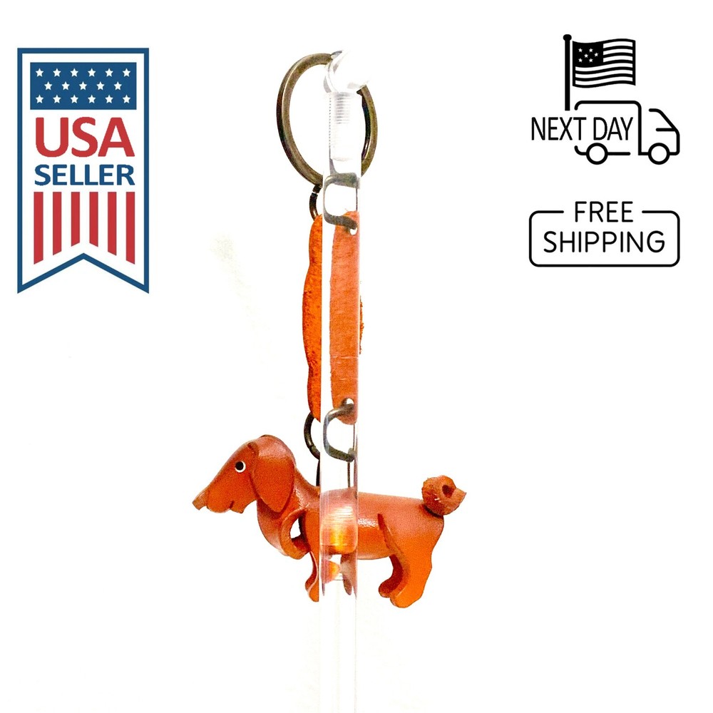 LABRADOR RETRIEVER Handmade Leather Keyring #2