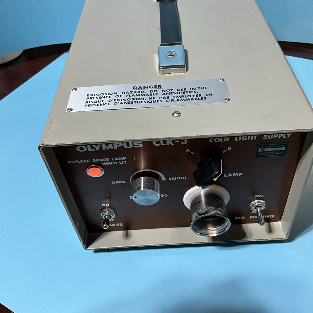 Olympus CLK-3 Cold Light Supply Source Halogen