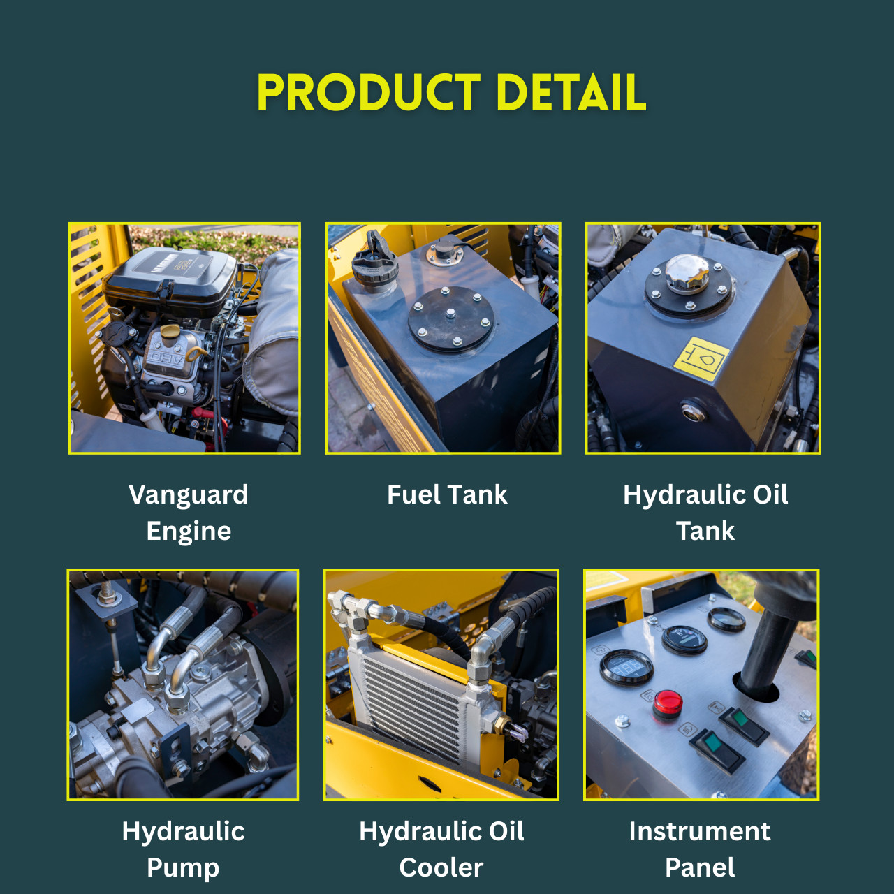 TYPHON FURY 20 Mini Road Roller 2Ton Hydraulic Oil Vibratory B&S 23hp USA engine