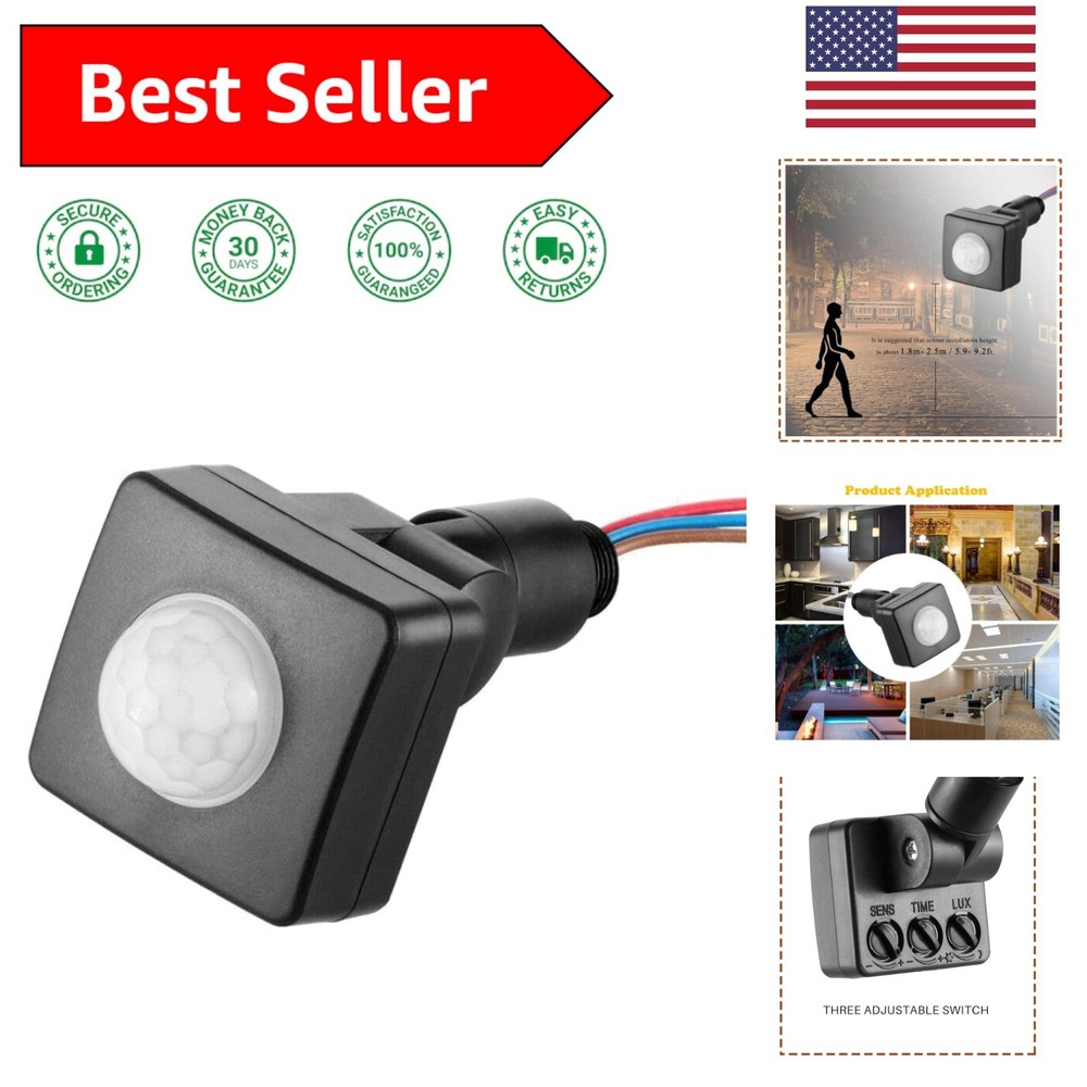 High-Performance PIR Motion Sensor for Home Lighting Automation and Security