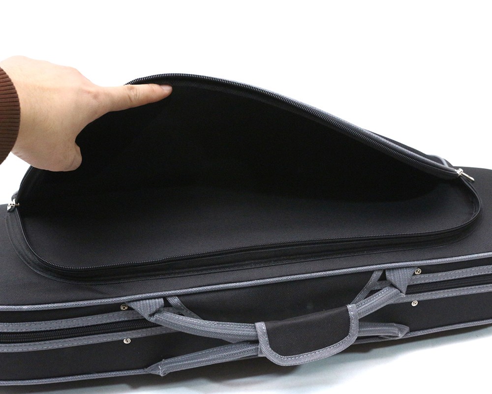 Violin Case 4/4 nylon oxford hard shell box Durable straps handle Lightweight