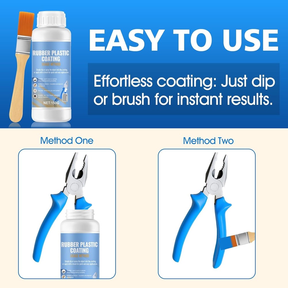 Tool Dip Rubber Coating, Plastic Dip Matte Liquid Rubber dip Flexible Peelable P