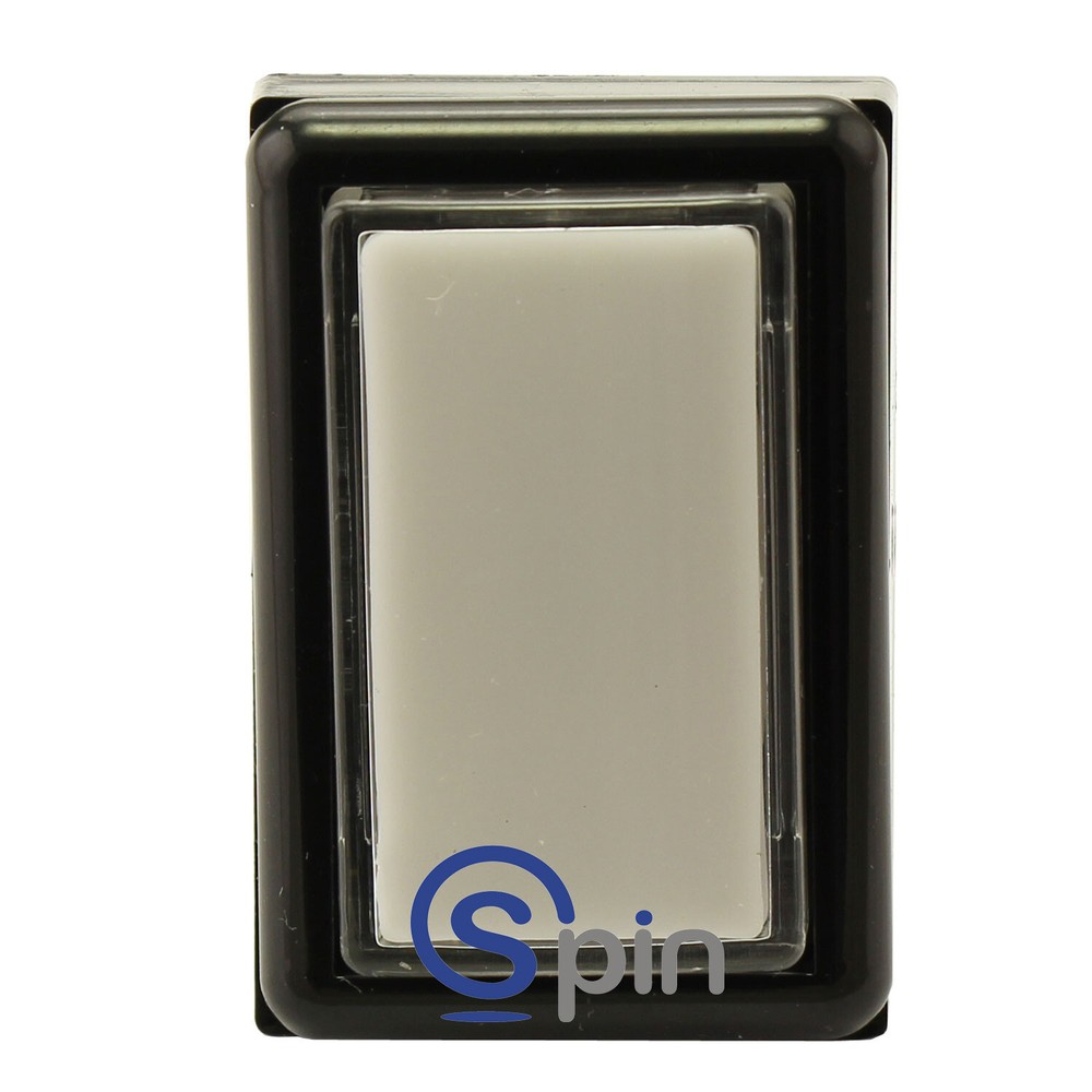 IGT Button Blank Rectangle Large With Lens Cap, No LED or Bulb