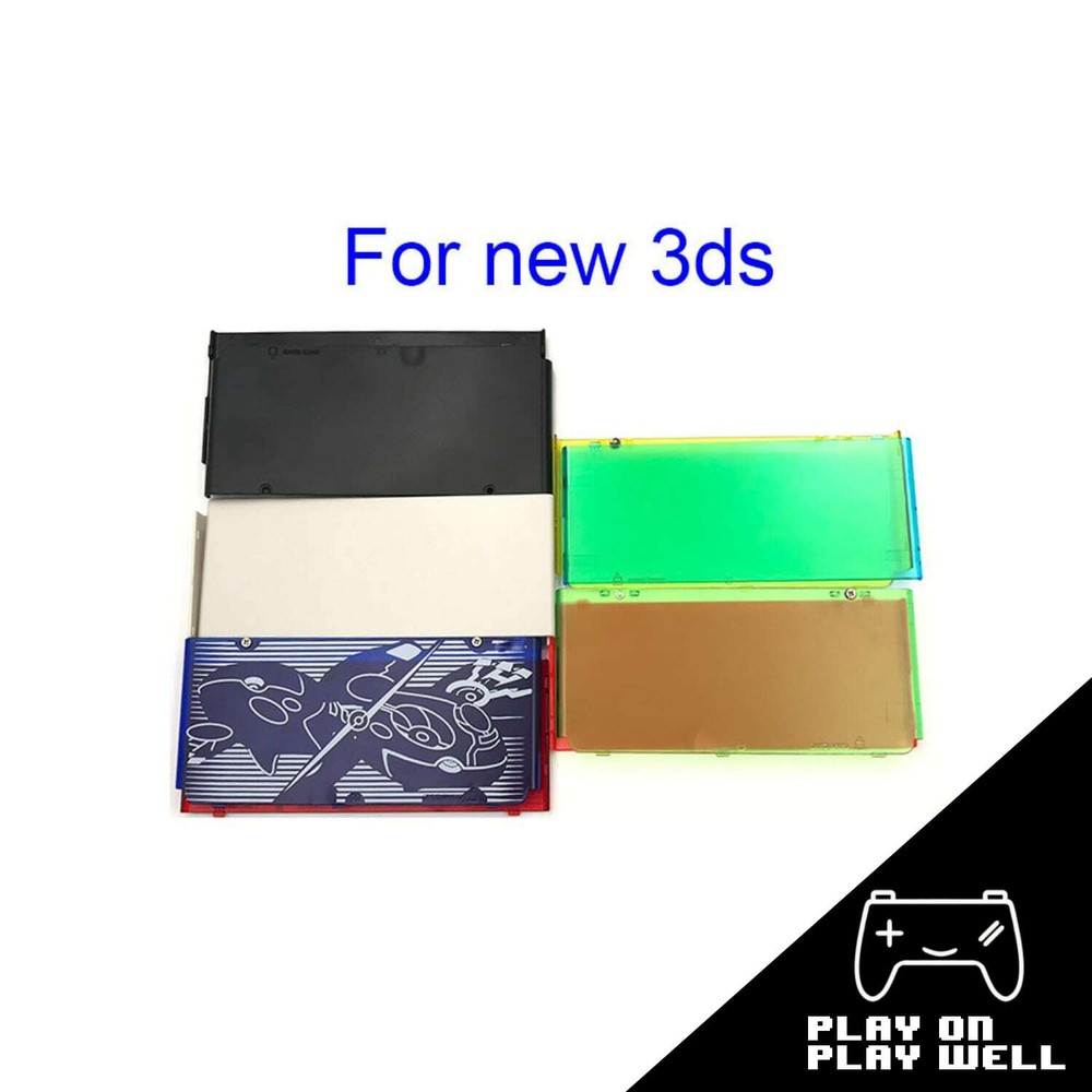 Upper and Back Battery Housing Shell Case Replace for Nintendo New 3DS (2015)