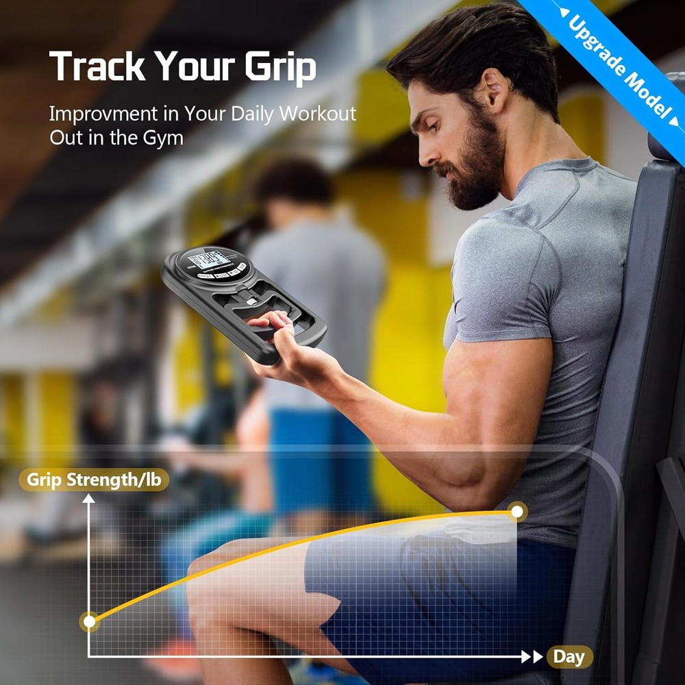 Hand Grip Strength Test Trainer - Electronic Hand Dynamometer