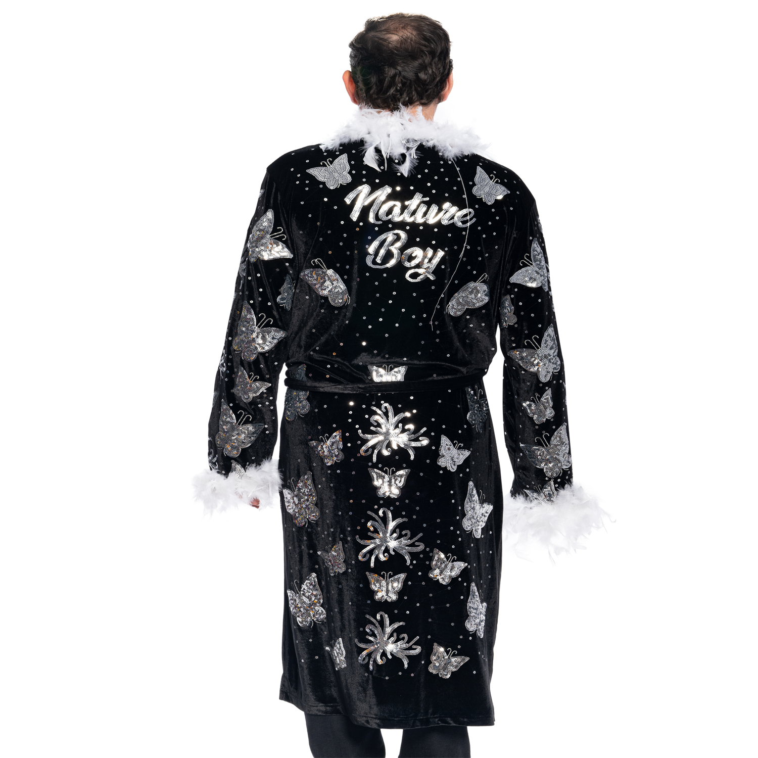 Adult Unisex Nature Boy Flair Wrestler Deluxe Robe Halloween Costume Cosplay