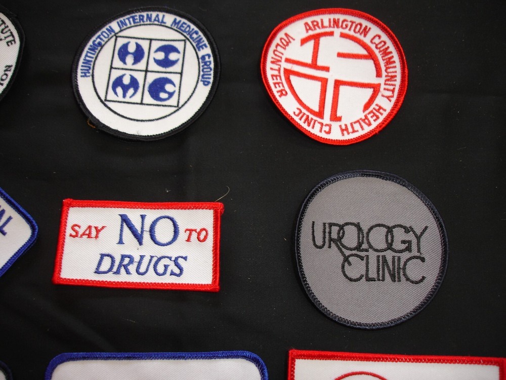 firefighting rescue fire department vintage patch set