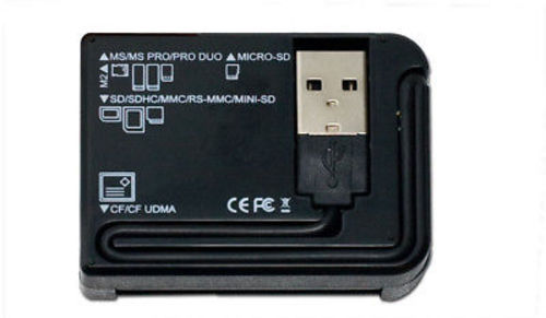 Ultra-Compact 5-Slot Memory USB Card Reader, SYBA