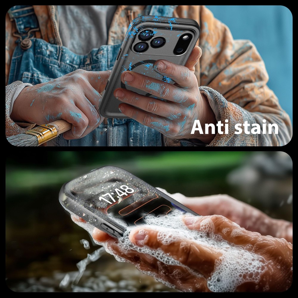 SPORTLINK for iPhone 17 Pro Max Waterproof Case - Built in Screen Protector/Shoc