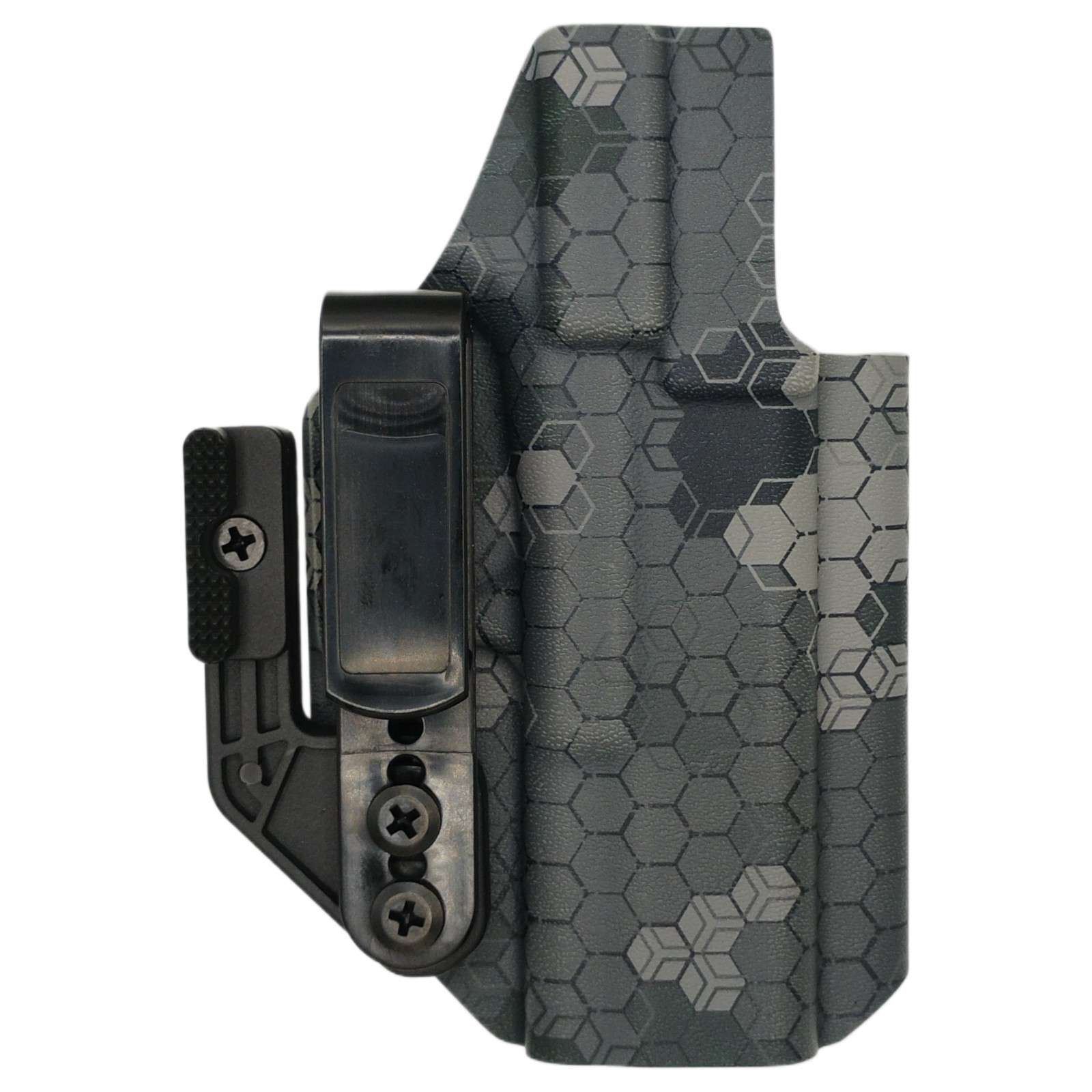IWB Holster w/Tuckable Clip & MOD Wing - Optic Ready - Hexcamo Gray
