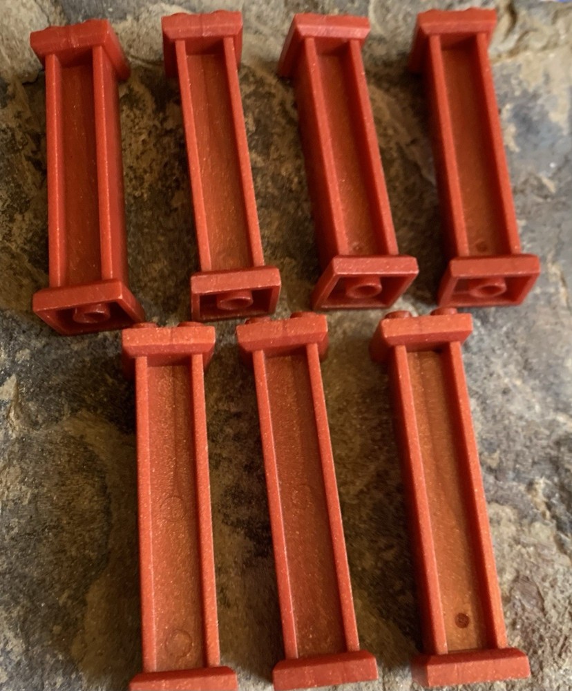 Mega Bloks Red Maroon Girdle Building Support Lot. Used