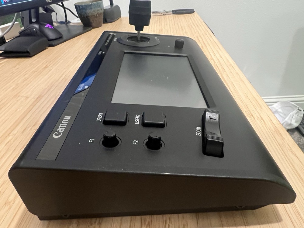 Canon RC-IP100 Remote Camera Controller Black Touch Screen Joystick Zoom Presets