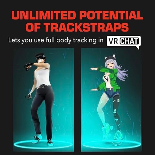 Adjustable VR Full Body Tracking Straps for Vive Tracker - Motion Capture, Compa