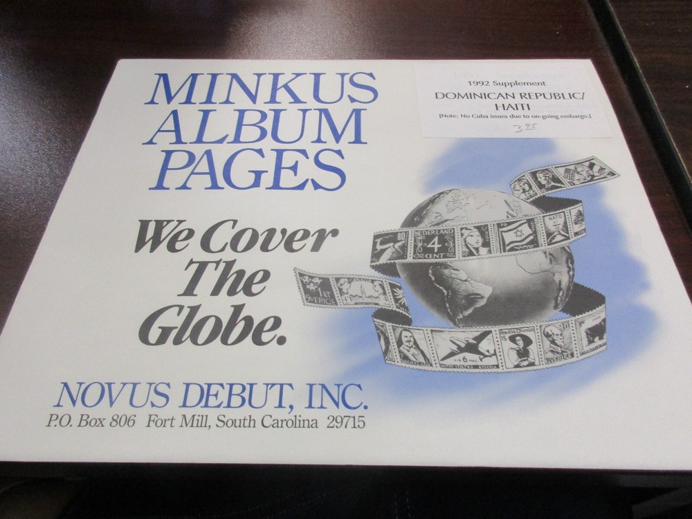 "MINKUS" 1992  SUPPLEMENT DOMINICAN REPUBLIC/HAITI   W/FREE SHP.