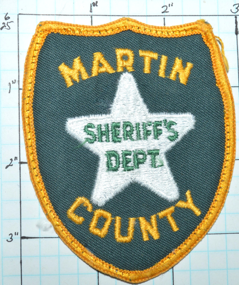 FLORIDA, MARTIN COUNTY SHERIFF'S VINTAGE POLICE DEPT PATCH