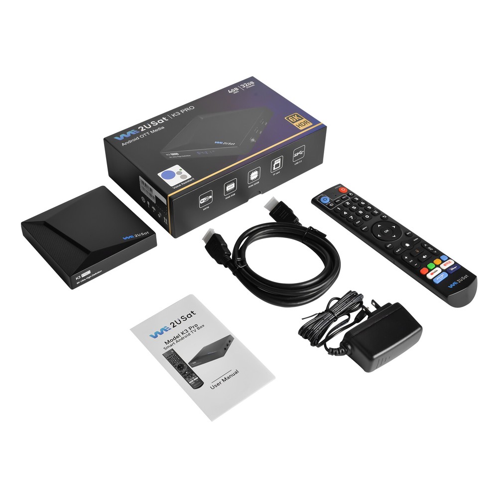 SuperBox/WE2USAT Media Player 20 New Apps 6K Android Smart TV Box Voice Command