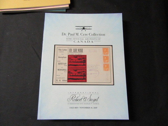 Siegel Auction Galleries Sale 1169 Canada Semi-Offiicial Air Posts    pks2