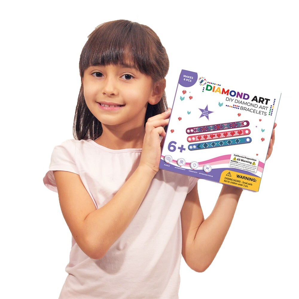 Little Jupiter Diamond Art Bracelet Kit - Includes 6pcs