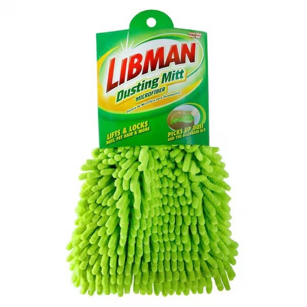 NEW Libman Microfiber Dusting Mitt Cleaning Glove Reusable Washable