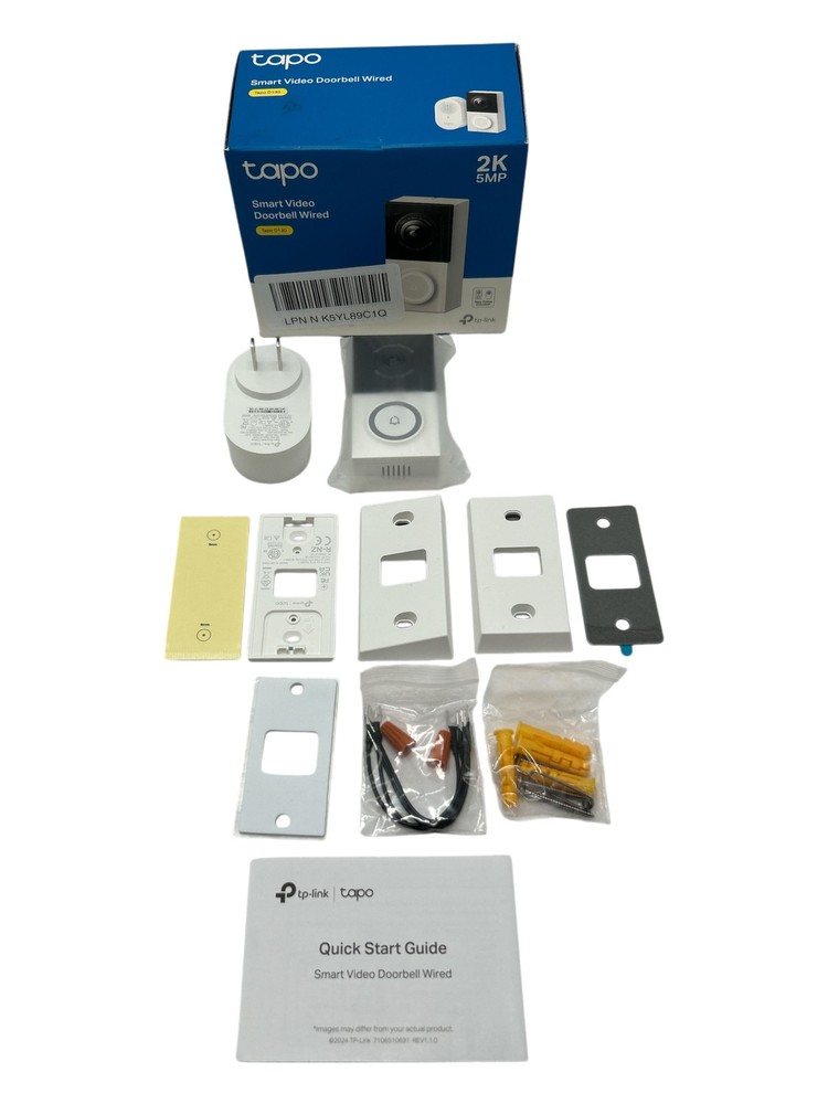 Tapo 2K Wired Smart Video Doorbell