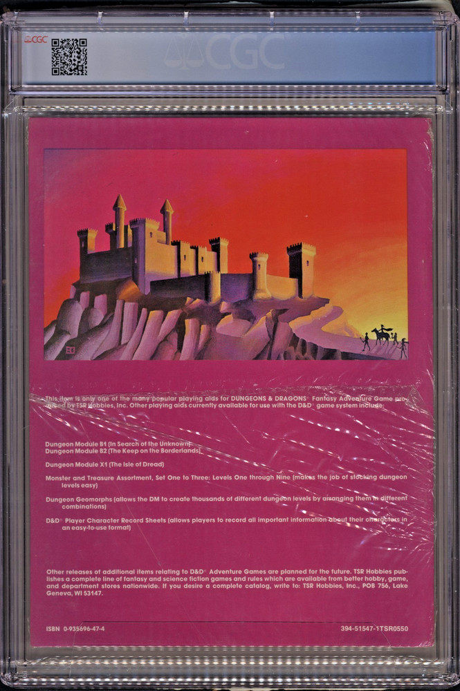 Dungeons & Dragons Module B2 The Keep on the Borderlands Sealed!