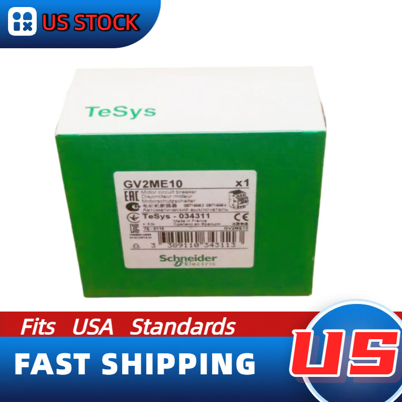 GV2ME10 NEW Schneider Manual Starter Protector: US Inventory, Swift Shipping