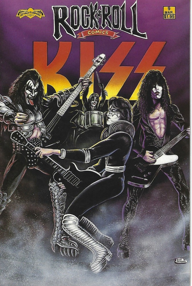ROCK 'N ROLL COMICS #9 1st Print - KISS by ROBERT V. CONTE & GREG FOX!