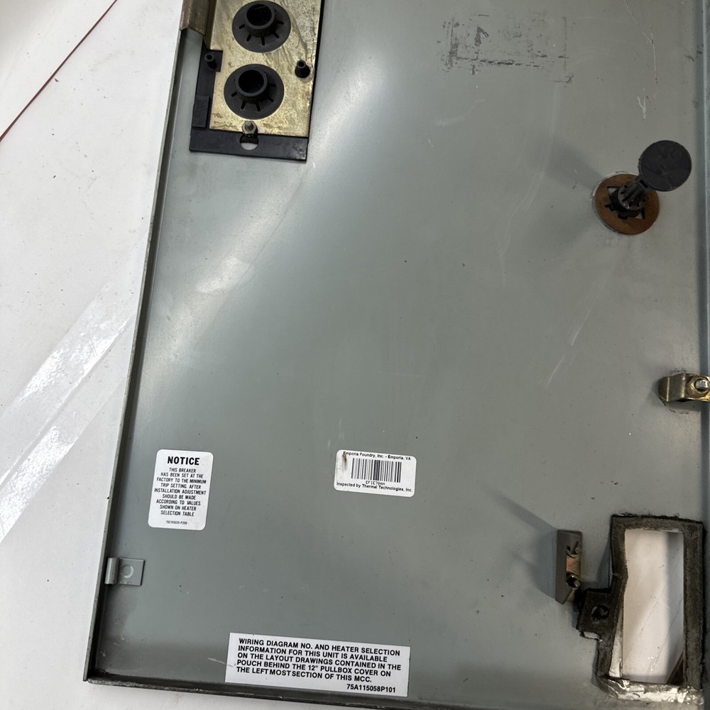 General Electric Motor Starter Cover