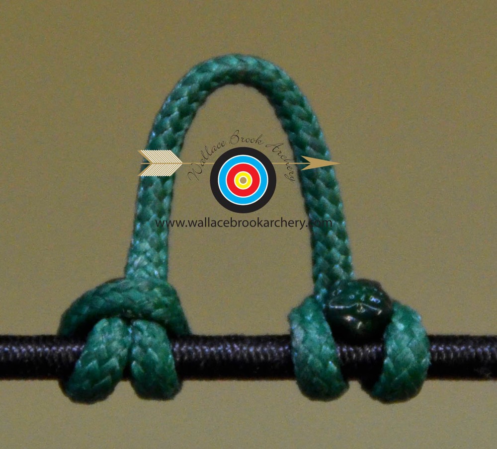 3 Pack Green Archery Release Bow String Nock D Loop Bowstring BCY #24