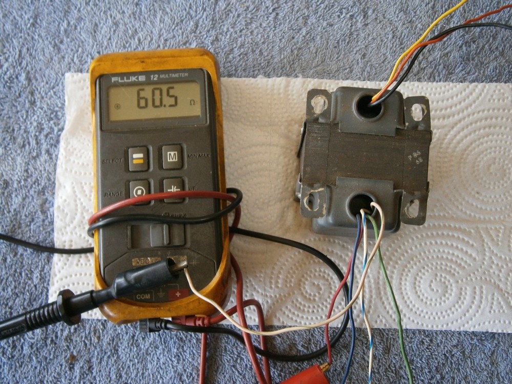 DYNACO Z 237 AUDIO OUTPUT TRANSFORMER, 8k push pull Ultra Linear SHOWN TESTING