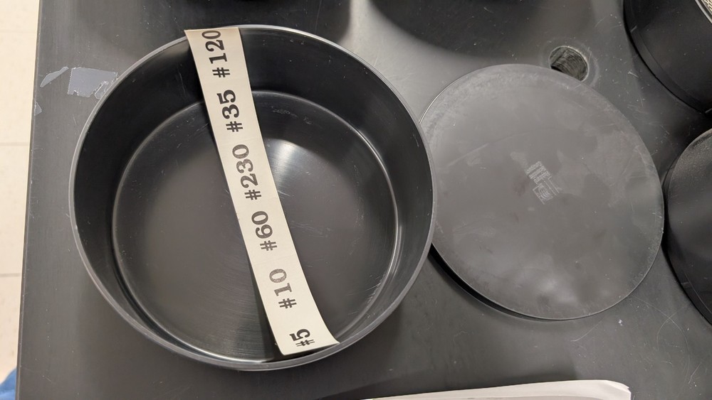 Stackable Plastic Sieve Kit 6 screens Classifying #5 #10 #35 #60 #120 #230