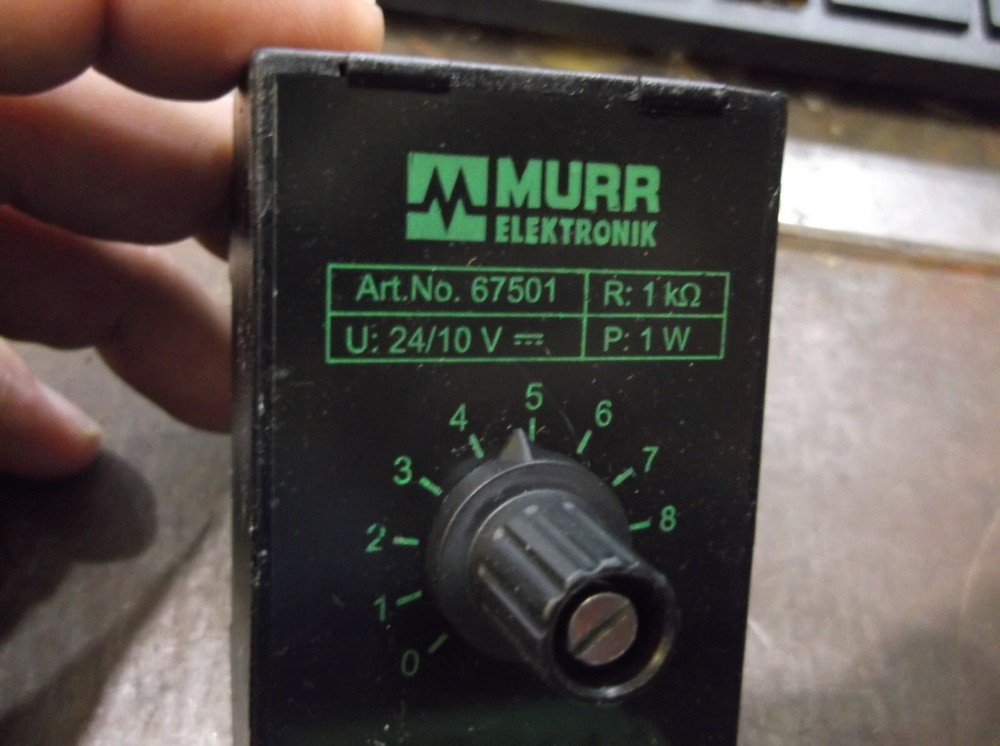 MURR ELEKTRONIK 67501 POTENTIOMETER MODULE (WL2-3)